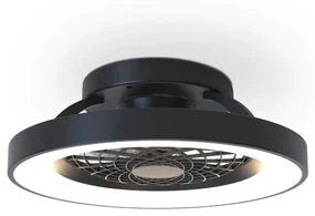 Lustra LED cu Ventilator si telecomanda Mini TIBET negru