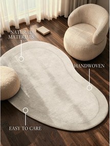 Covor crem țesut manual din amestesc de lână 125x200 cm Kari Organic – Villeroy&amp;Boch