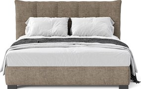 Pat tapițat Idis cu saltea, 120/140/160/180 cm - 180x200