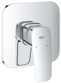 Baterie dus incastrata Grohe Cubeo crom lucios fara corp ingropat