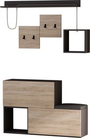 Set hol HOLDON, stejar sonoma/gri antracit, PAL melaminat, format din