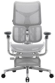 RESIGILAT- Scaun ergonomic SIHOO DORO S300 ADAPTIVE, cotiere 6D ultra moi, suport lombar adaptiv, spătar reglabil pe inaltime, mecanism multifunctional inclinare/blocare, pivotant, Mesh, Gri