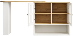 Bar rotativ 360°, Alb | Aosom Romania