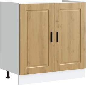 vidaXL Dulap de bază pentru chiuvetă „Porto” Stejar Artisan Lemn