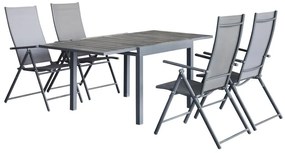 Set mobilier de grădină Numeral (gri închis) (pentru 4 persoane). 1116424