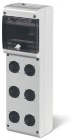 Tablou aplicat 6 module cu loc pentru 6 prize IP66 632.3530-000 SCAME