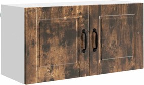 vidaXL Dulap de bucătărie Stejar fumuriu 80 x 31 x 40 cm Lemn compozit