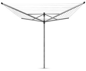 Uscator de rufe pentru exterior Brabantia Lift-O-Matic 90300267, 50 m, Inaltime reglabila, Suport, Geanta cu cleme, Rezistent la coroziune, Inox