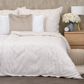 Lenjerie de pat bumbac creponat 4Home Natural, 140 x 220 cm, 70 x 90 cm