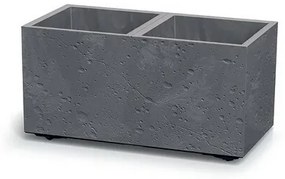 Ghiveci de flori SIERRA CASE BETON EFFECT 57,7 cm, gri
