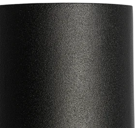 Aplică de perete exterioară neagră inclusiv LED 2 lumini IP54 - Silly