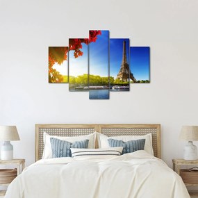Tablou - toamna la Paris (150x105 cm)