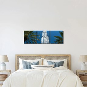 Tablou - Burj Khalifa (cu ceas) (90x30 cm)