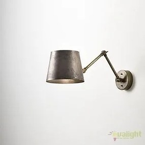 Aplica de perete design vintage, brat articulat, Reporter 271.05.OF