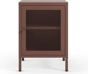 Noptieră burgundy Fayna – Marckeric