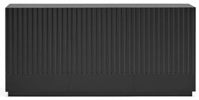 Comodă Teulat Doric, lățime 150 cm, negru