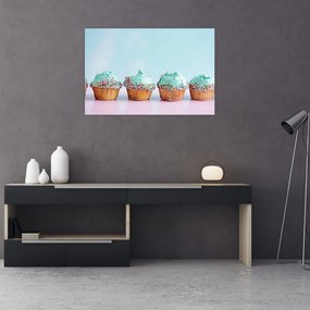 Tablou cu cupcakes (90x60 cm)