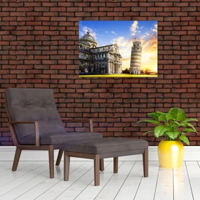 Tablou pe sticlă - Pisa (70x50 cm)