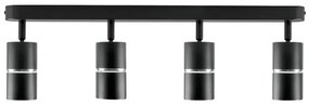 Spot BAMBOO 4xGU10/10W/230V negru