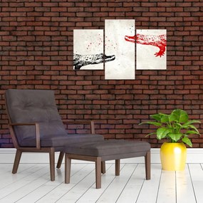 Tablou - Crocodili (90x60 cm)