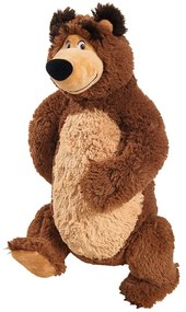 Set jucarii de plus Masha and The Bear, papusa Masha 23 cm si ursulet de plus 43 cm, Simba