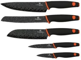 Set 5 Cutite Berlinger Haus. Black And Orange BH 2305