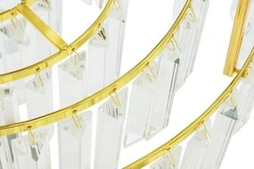 Lustra suspendata, Cristale de Sticla, Glamour Gold 80