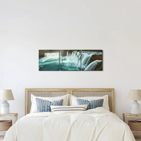 Tablou - Cascade (cu ceas) (90x30 cm)