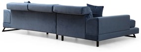 Canapea de colț Frido Left (Chl+3R) - Navy Blue