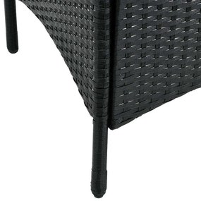 Jusky Set balcon Bayamo - perne negre + gri