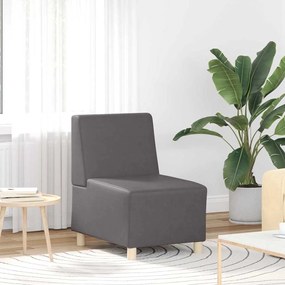 vidaXL Fotoliu Gri 55 x 74 x 82 cm Piele artificială