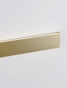 Aplica LED pentru baie cu protectie IP44 SELINE aurie L-60cm