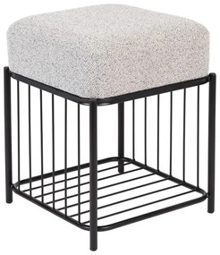 Taburet gri deschis Milou – White Label