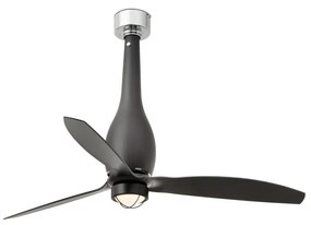 Lustra cu Ventilator si telecomanda ETERFAN M LED negru