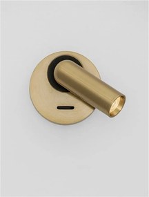 Aplica spot LED directionabil auriu PICTOR