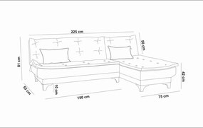 Coltar Extensibil Santo - S, Crem