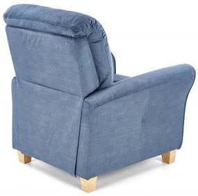 Fotoliu recliner Bard stofa bleumarin H102 cm
