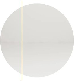 Oglindă lemn masiv rotundă Domo Ø120 cm