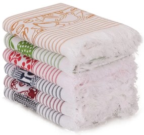 Prosoape de vase 6 buc. din bumbac 40x60 cm Pecete – Foutastic