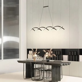 Lustră LED pe cablu ONLI DNA LED/24W/230V 4000K argintiu