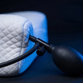 Perna cervicala ortopedica CERVI-SAN Ortho, inaltime reglabila, memory foam, husa lavabila