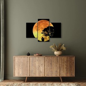 Tablou cu umbre în lumina lunii (90x60 cm)