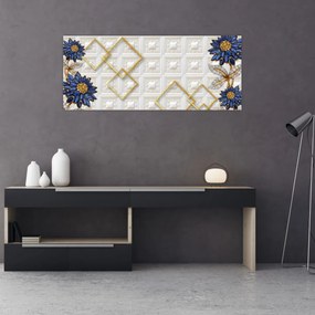 Tablou - Flori de diamant (120x50 cm)