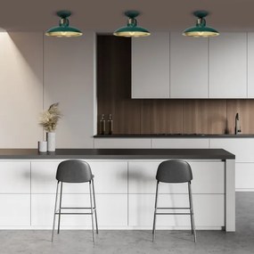 Lustră aplicată FELIX 1xE27/60W/230V verde