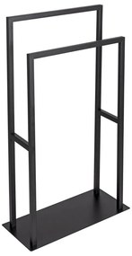 WENKO 26056100 - Suport pentru prosoape RIVALTA 46 x 80 cm inox/negru