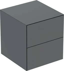 Dulap mediu suspendat Geberit One lava mat cu 2 sertare 45 cm