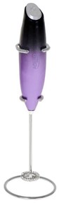 Mixer pentru frappe Adler AD 4499 Stand Frappe, Agitator din oțel, 2xAA, Violet/negru