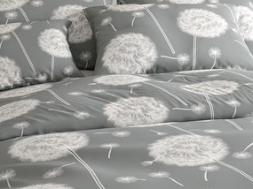 Lenjerie de pat din bumbac DANDELION BLEND gri Dimensiune lenjerie de pat: 70 x 90 cm | 140 x 200 cm