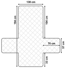 Cuvertură impermeabilă de canapea 4Home Pocket , 138 x 194 cm