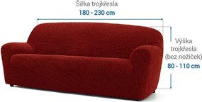 Nueva Textura Huse care se întind foarte bine NIAGARA cărămizii fotoliu triplu (l. 180 - 230 cm)